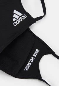 schwarze stoffmaske adidas|ADIDAS PERFORMANCE Stoffmaske 'Face Cover' in Schwarz.